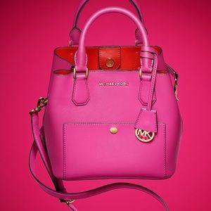michael kors greenwich bag pink